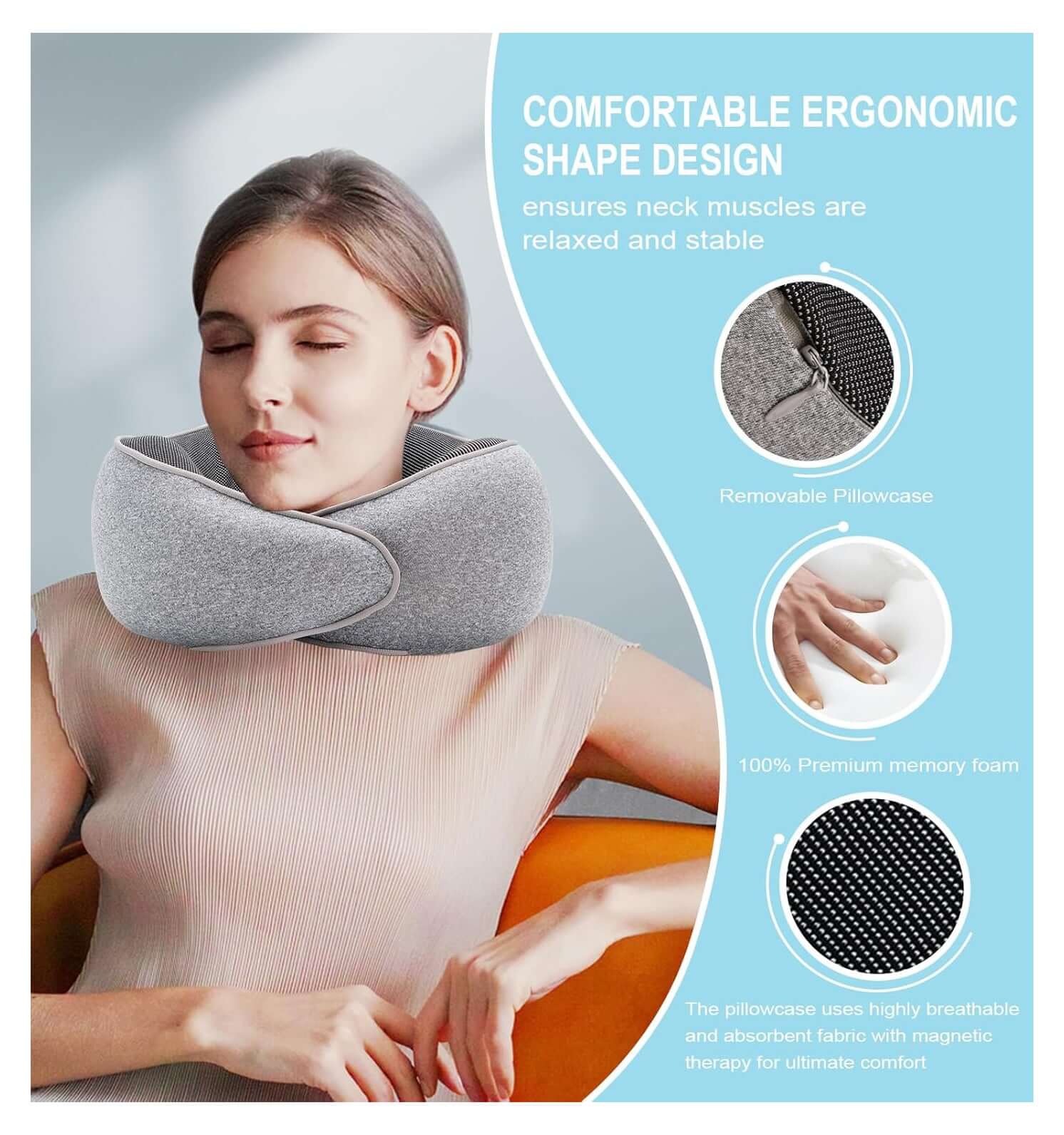 FlyTec Ultimate Travel Neck Pillow - NEESTEC