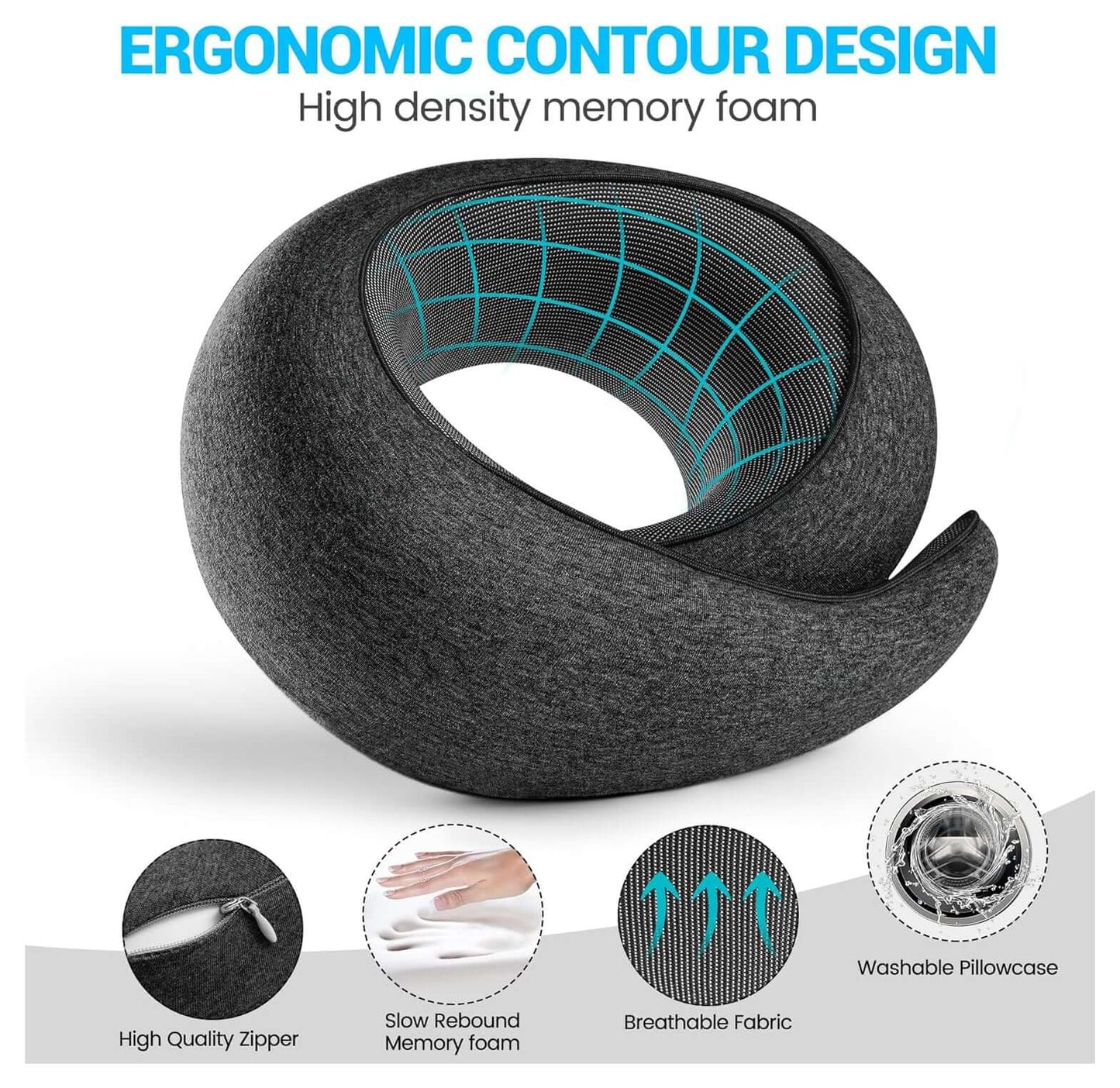 FlyTec Ultimate Travel Neck Pillow - NEESTEC