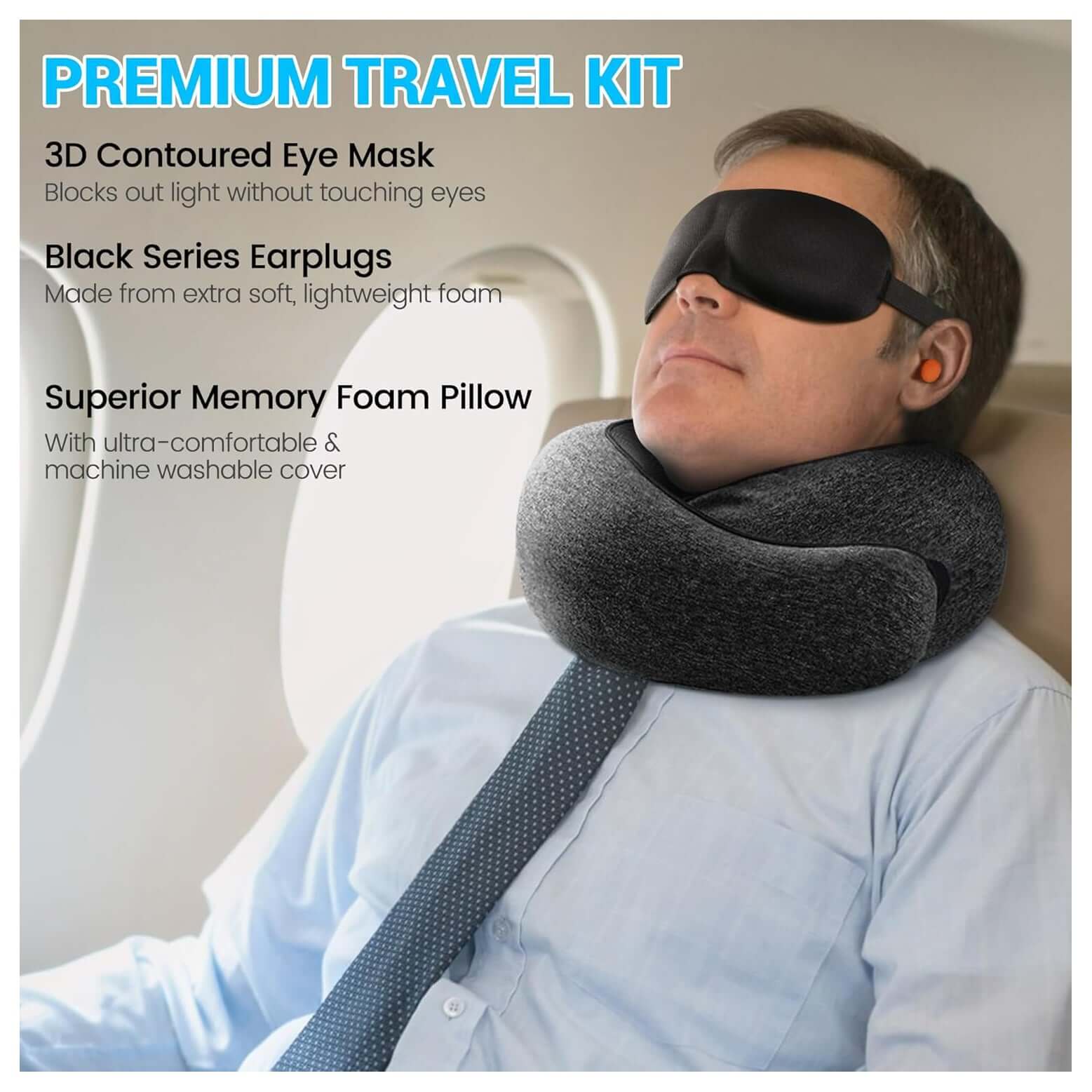 FlyTec Ultimate Travel Neck Pillow - NEESTEC